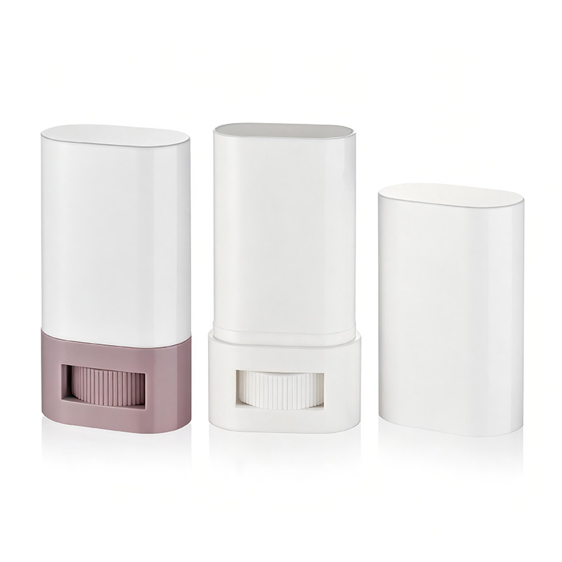 Oval Plastik Alttan Dolumlu Deodorant Stick Kabı