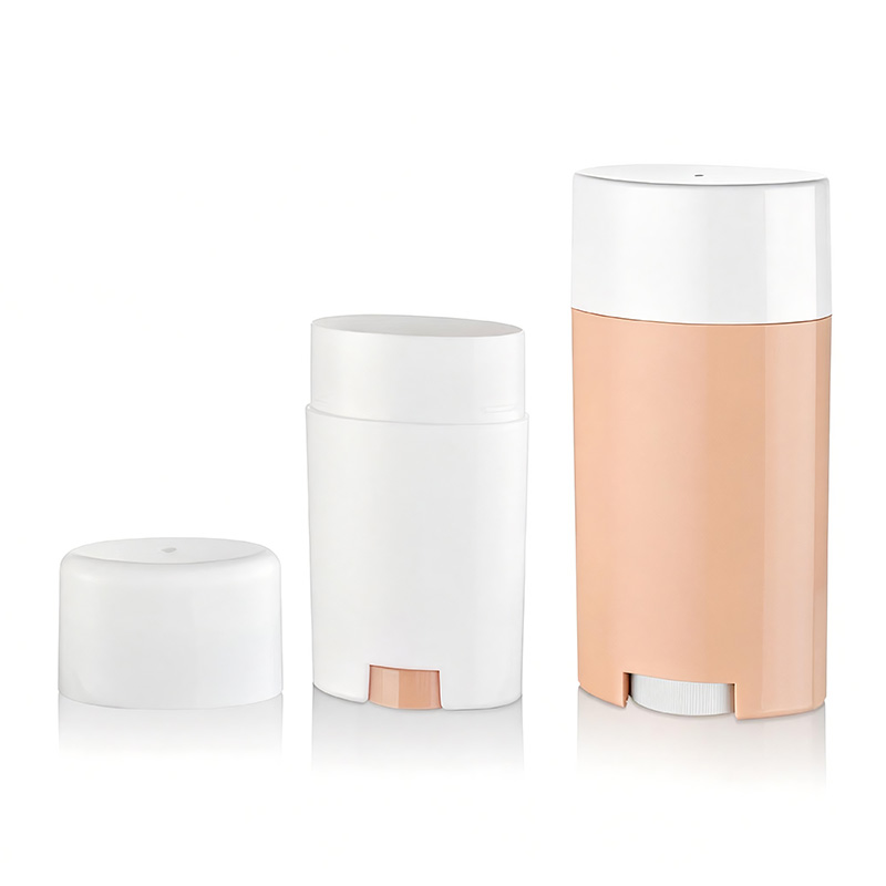 Kapasite 50Gram/75Gram Plastik Oval Deodorant Çubuk Kabı